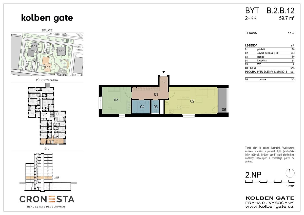 Prodej bytu 2+kk 60 m² – fotografie 5