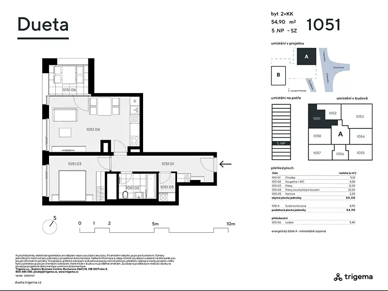 Prodej bytu 2+kk 50 m², Praha – náhled fotky 3