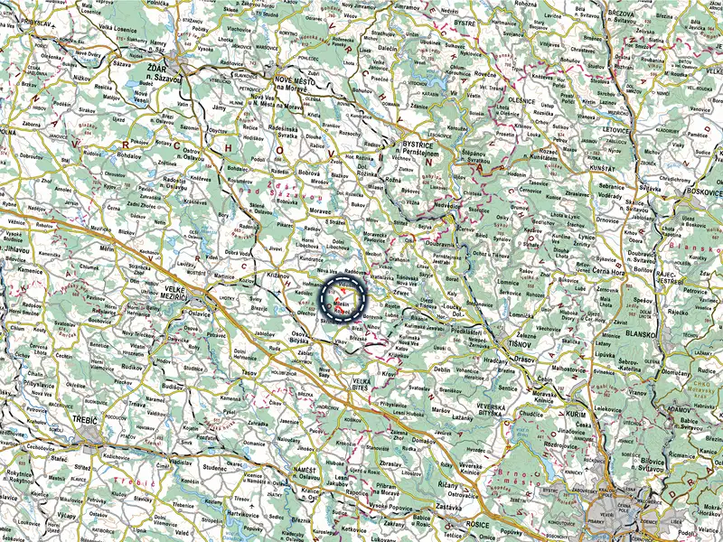 Prodej pole 38360 m², Milešín – náhled fotky 3