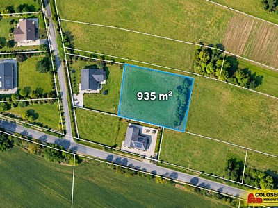 Prodej  stavebního pozemku 935 m²