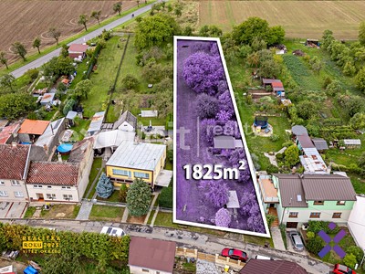 Prodej  stavebního pozemku 1 825 m²