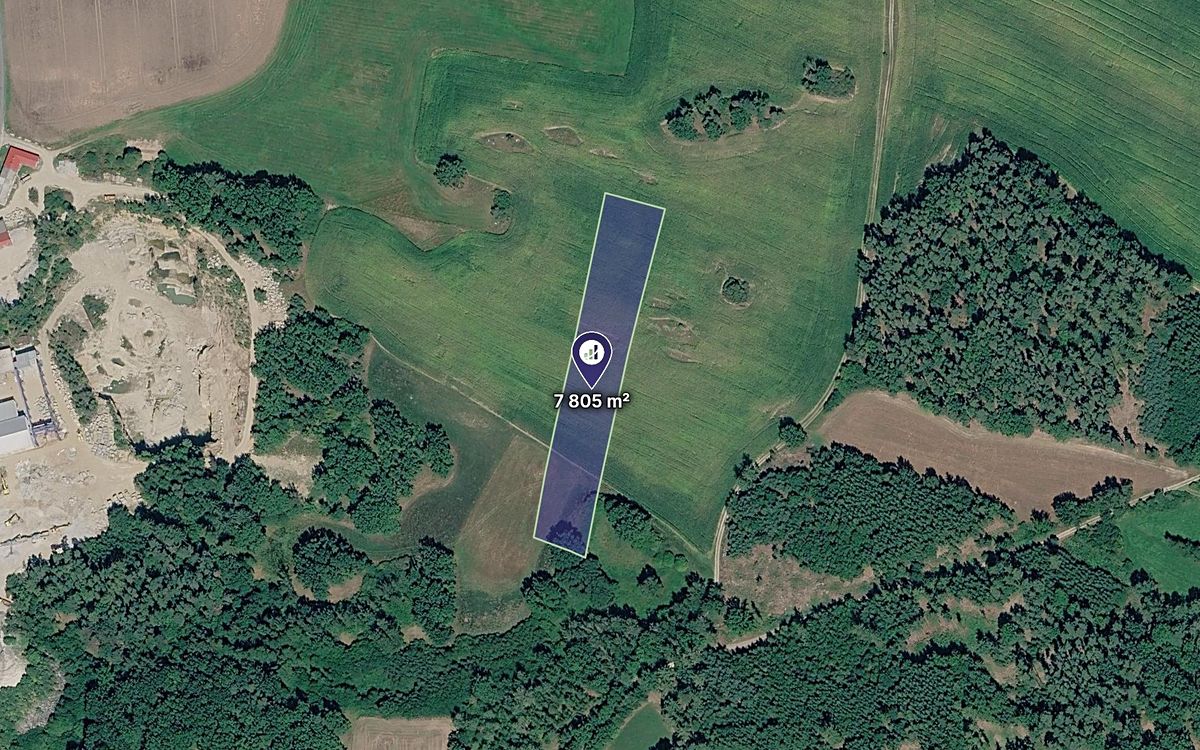 Prodej pole 7805 m²