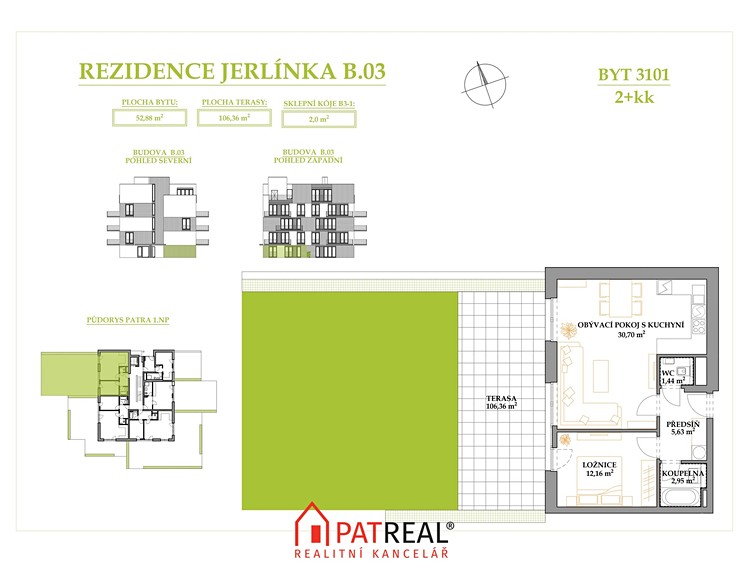 Квартира 2+kk на продаж, 159 м² (2 з 5)