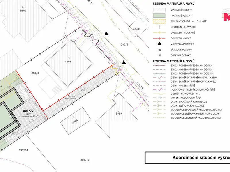 Prodej stavebního pozemku 525 m², Ostrava – náhled fotky 3