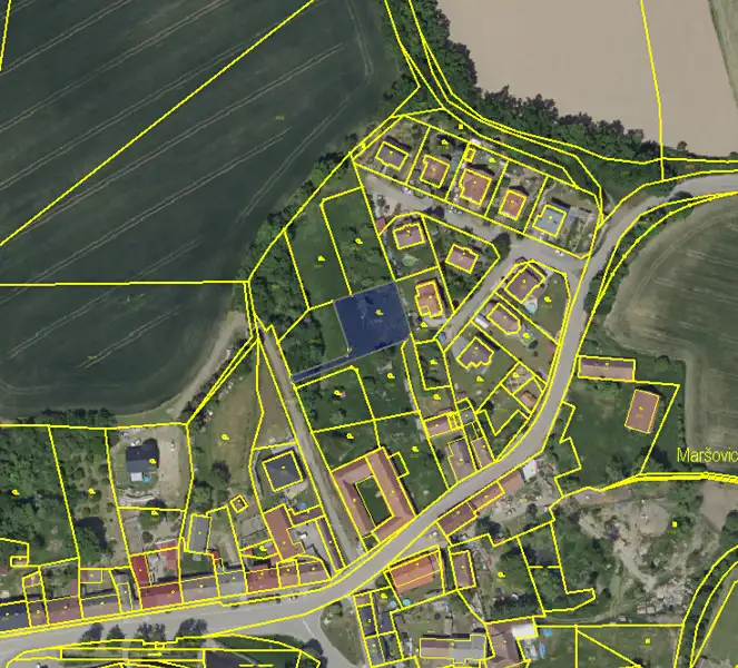 Prodej stavebního pozemku 961 m², Maršovice – náhled fotky 2