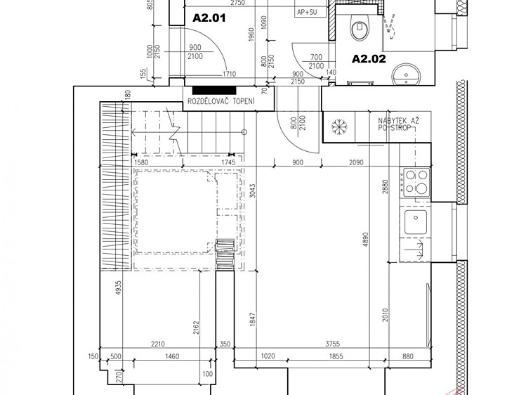 Квартира 2+kk на продаж, 41 м² (14 з 19)
