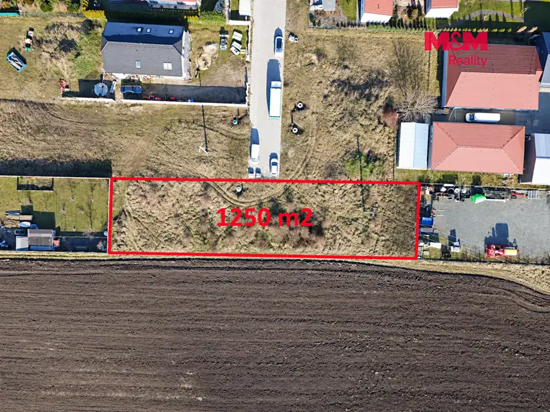 Prodej stavebního pozemku 1250 m², Telnice – náhled fotky 2