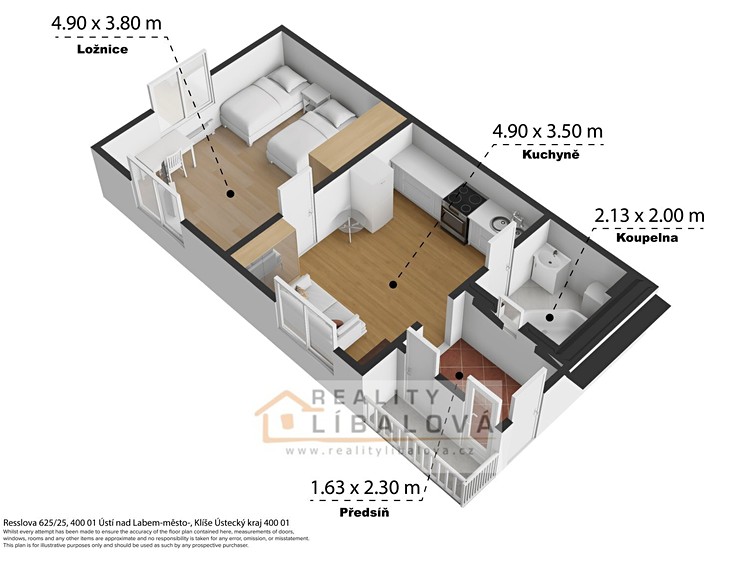 Квартира 1+1 на продаж, 50 м² (14 з 21)
