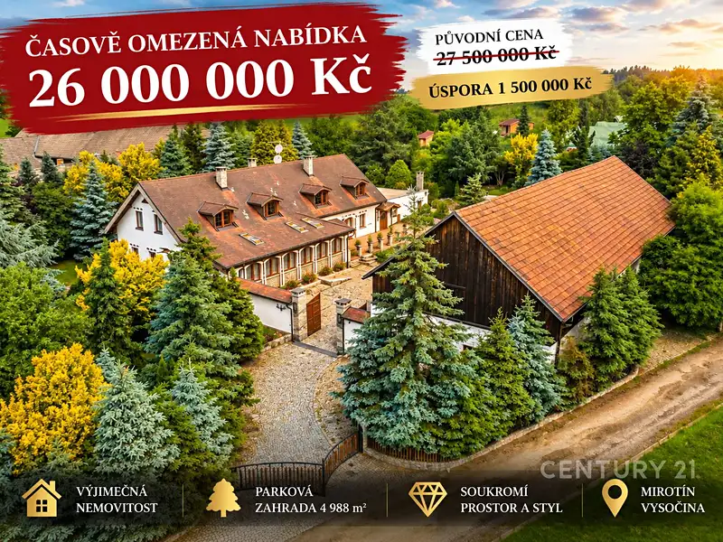 Prodej rodinného domu 663 m², pozemek 4988 m², Mnich – náhled fotky 1