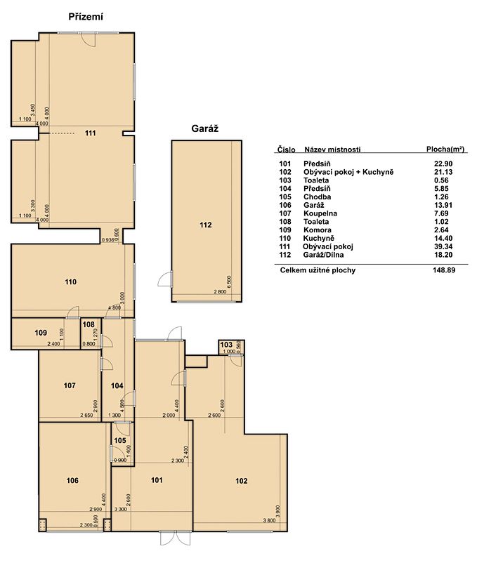 Prodej rodinného domu 130 m², pozemek 722 m² – fotografie 2