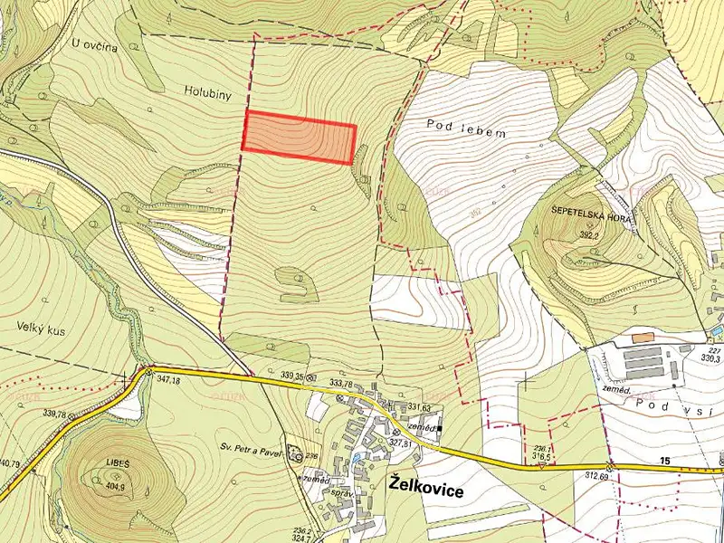Prodej sadu, vinice 25653 m², Želkovice – náhled fotky 2
