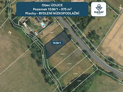 Prodej stavebního pozemku 975 m²