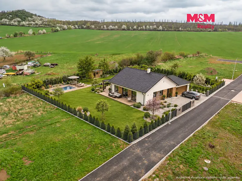 Prodej stavebního pozemku 1323 m², Řehlovice – náhled fotky 2