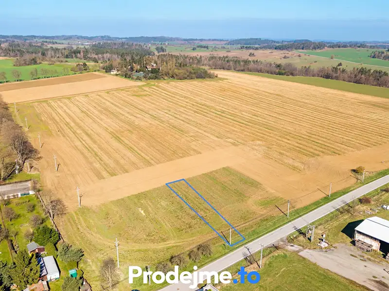 Prodej stavebního pozemku 1132 m², Budišov – náhled fotky 3