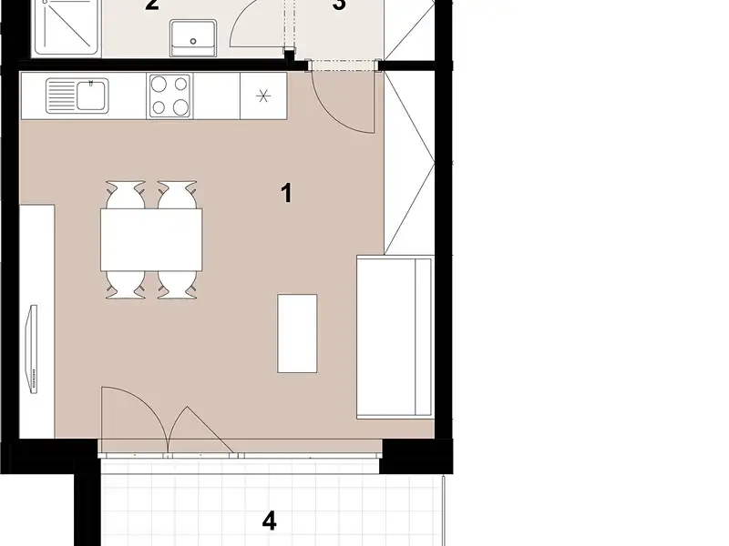 Prodej bytu 1+kk 34 m², Praha – náhled fotky 2