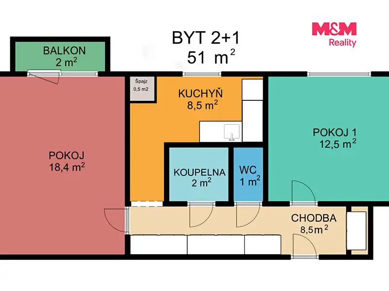 Prodej bytu 2+1 51 m², Jeseník – náhled fotky 3