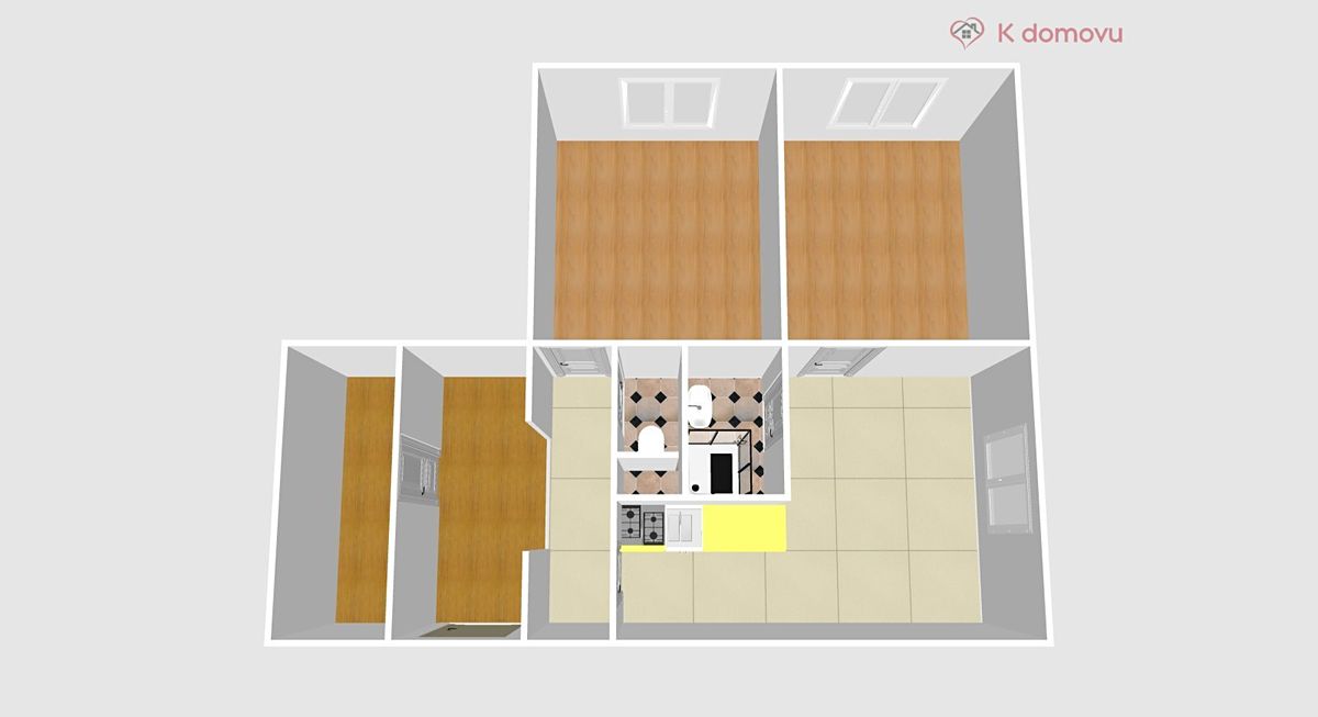 Prodej bytu 2+1 47 m² – fotografie 2