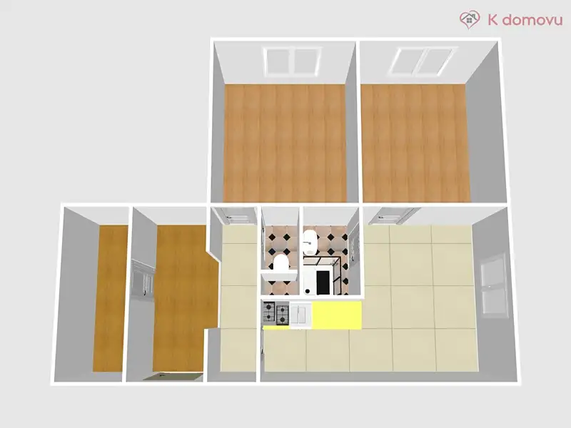 Prodej bytu 2+1 47 m², Přerov – náhled fotky 2