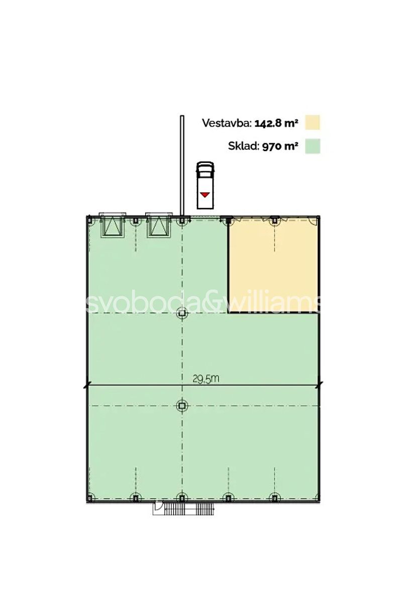 Pronájem výrobní haly, prostoru 1112 m² – fotografie 5