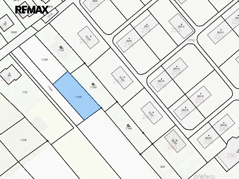 Prodej stavebního pozemku 679 m², Přáslavice – náhled fotky 3