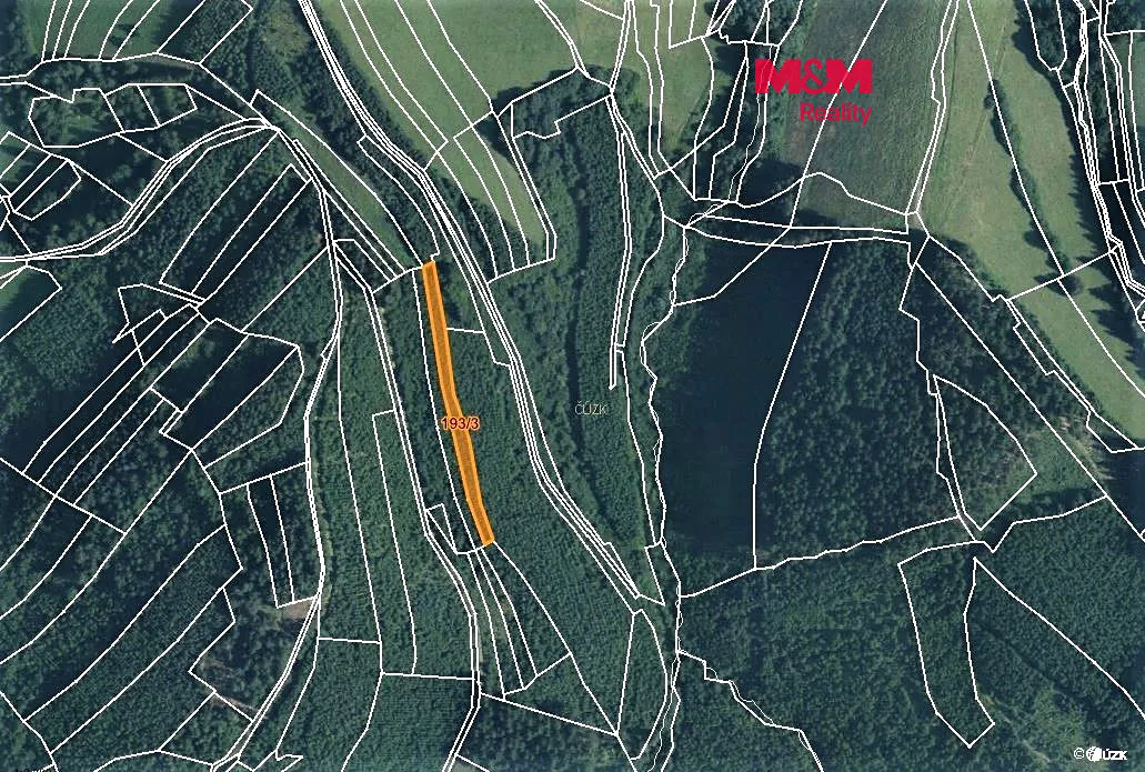 Prodej lesa 1591 m²