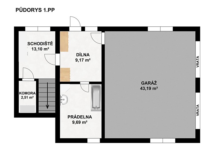 Pronájem domu, 241 m² (61 z 63)