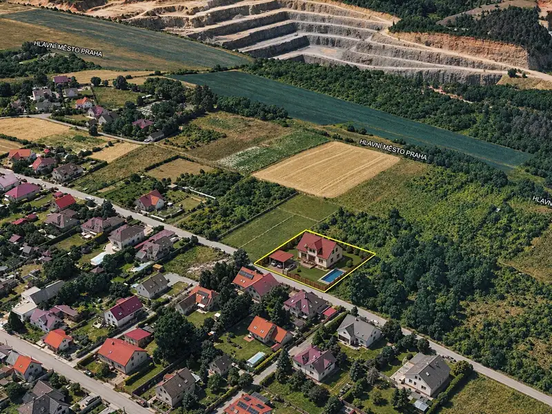 Prodej stavebního pozemku 1506 m², Kosoř – náhled fotky 2