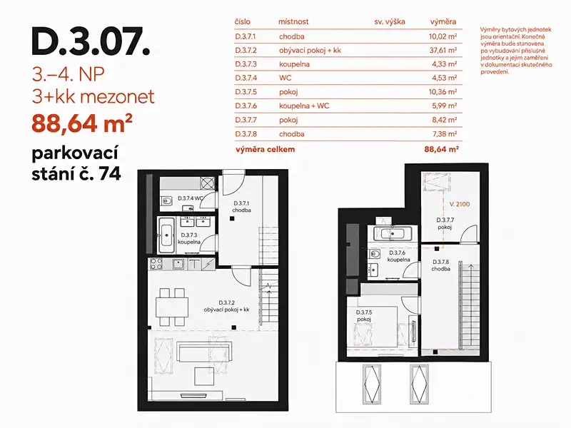 Prodej bytu 3+kk 88 m², Praha – náhled fotky 3