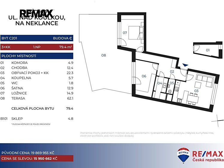 Wohnung 3+kk zum Kauf, 80 m² (3 von 17)