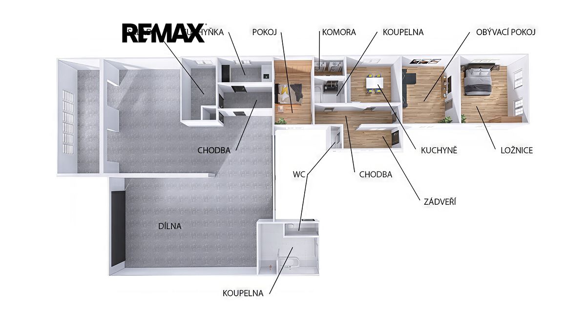 Prodej rodinného domu 105 m², pozemek 1381 m² – fotografie 3