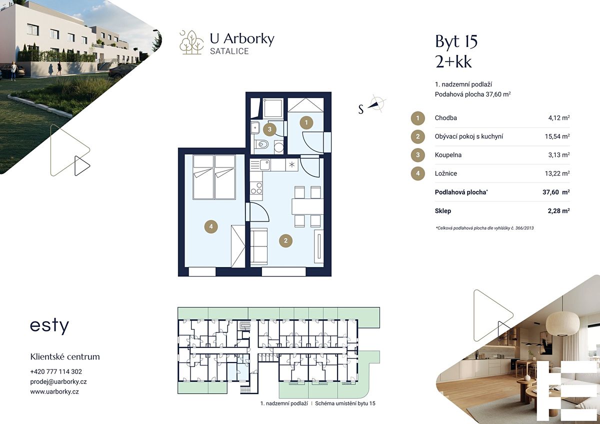 Prodej bytu 2+kk 36 m² – fotografie 4