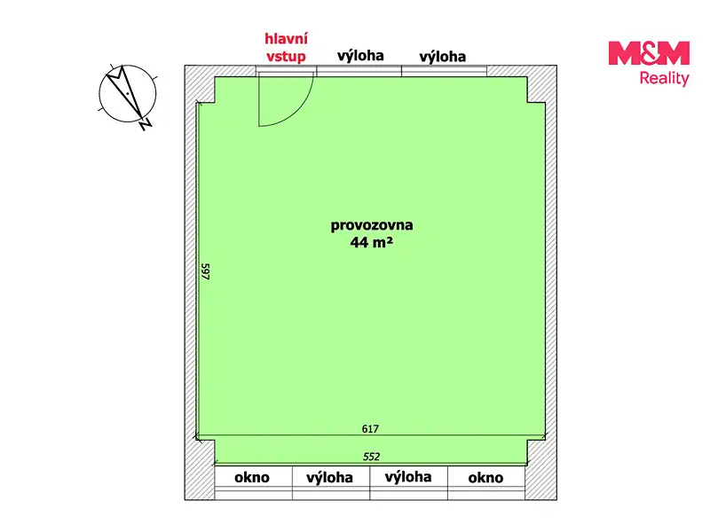Pronájem obchodního prostoru 44 m², Ostrava – náhled fotky 3