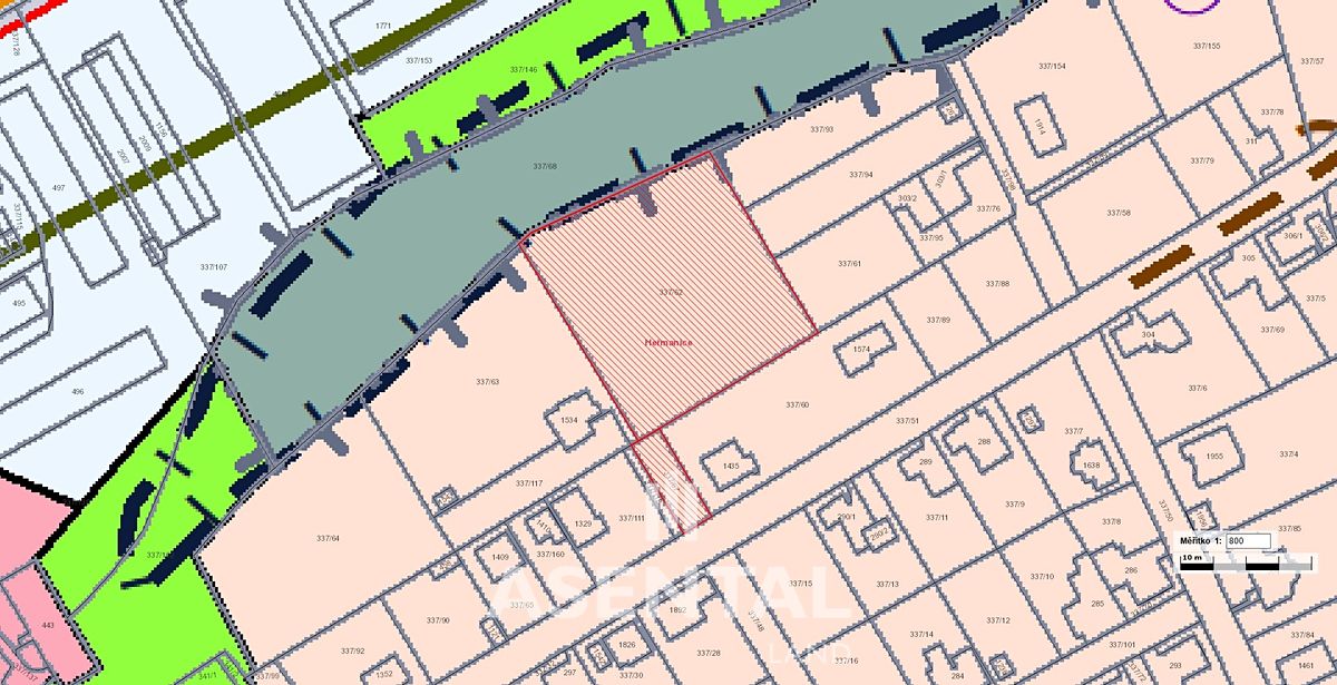 Prodej stavebního pozemku 4668 m² – fotografie 3