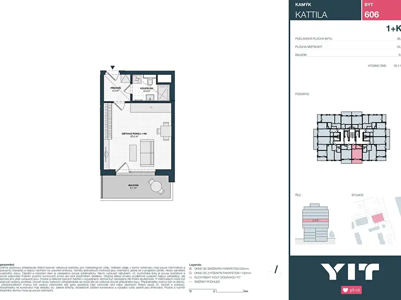 Prodej bytu 1+kk 34 m², Praha – náhled fotky 2
