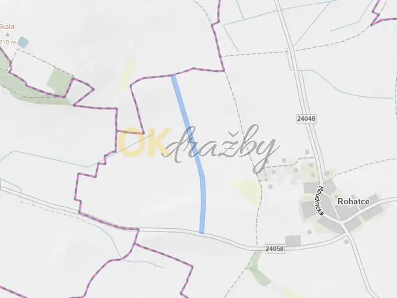 Dražba pozemku 103755 m², Hrobce – náhled fotky 2