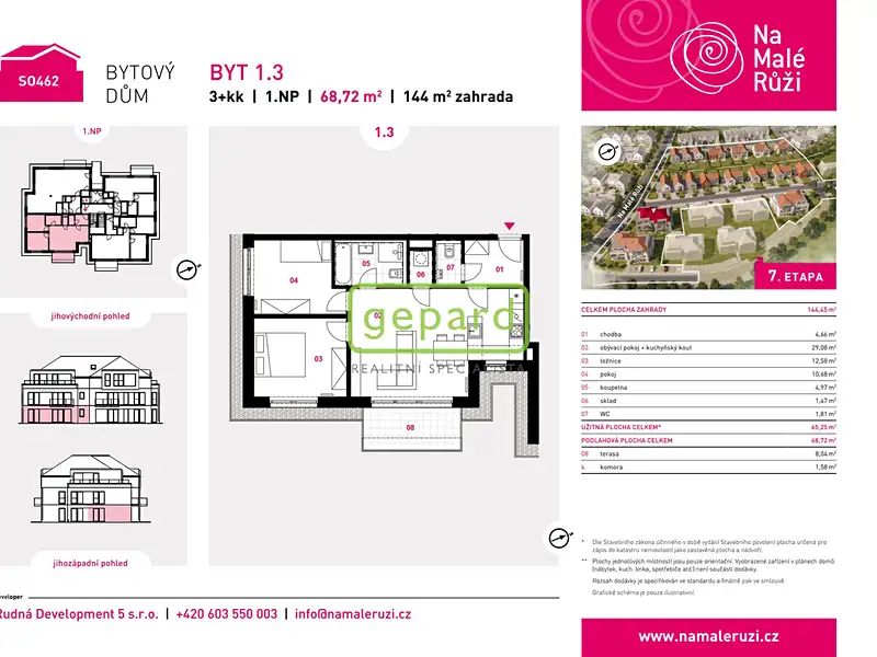 Prodej bytu 3+kk 65 m², Drahelčice – náhled fotky 2