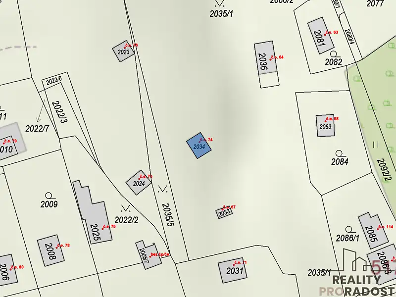 Prodej stavebního pozemku 4500 m², Praha – náhled fotky 2