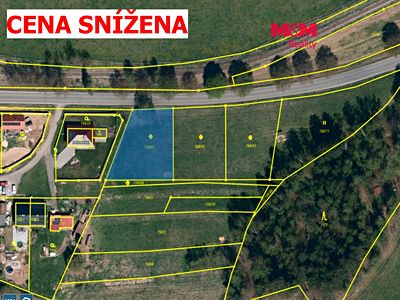Prodej stavebního pozemku 1118 m²