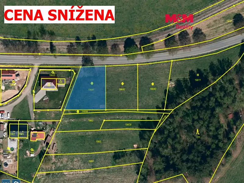 Prodej stavebního pozemku 1118 m², Včelnička – náhled fotky 1