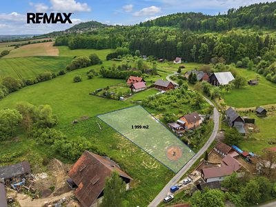 Prodej stavebního pozemku 2000 m²