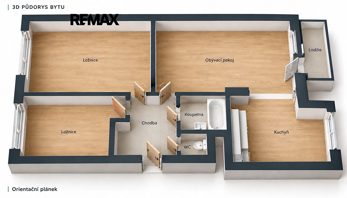 Prodej bytu 3+1 62 m² – fotografie 4