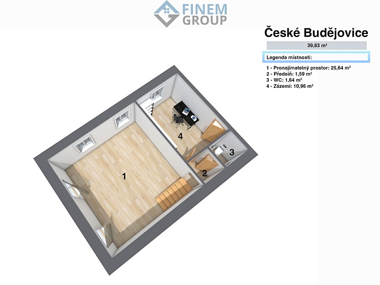 Комерційне приміщення на продаж, 41 м² (3 з 5)