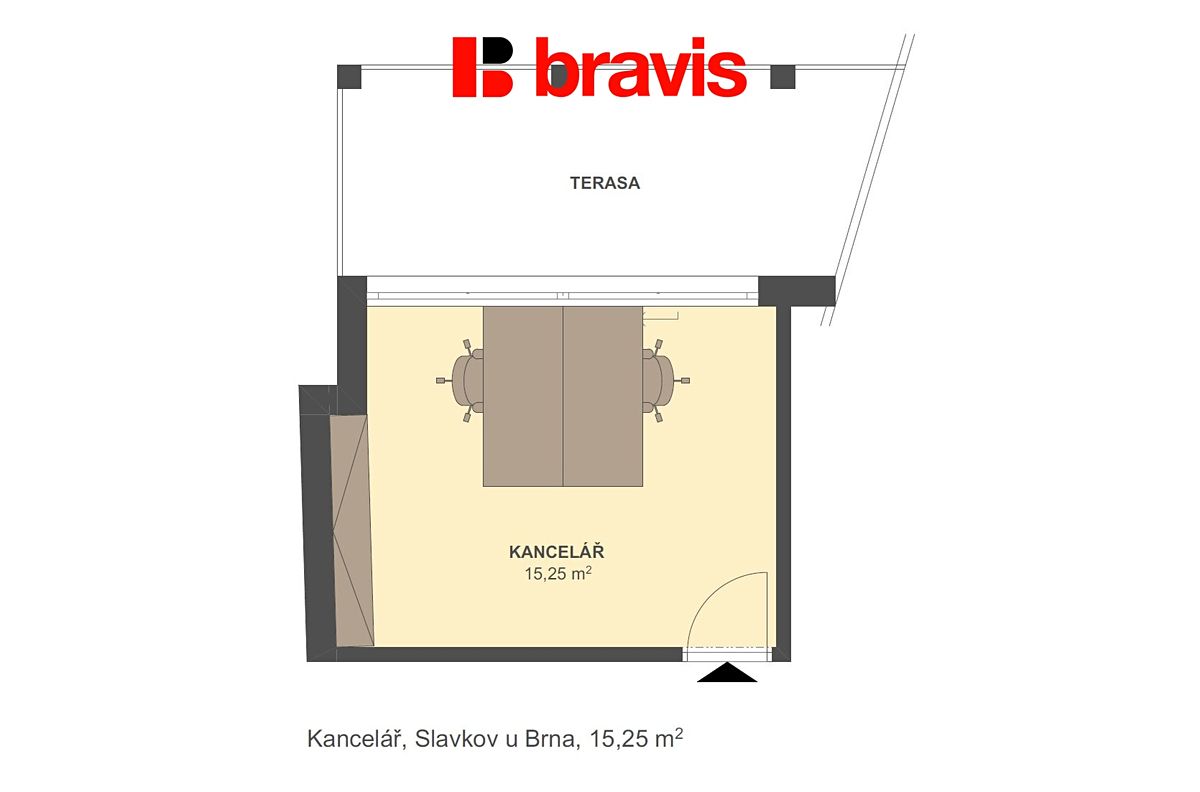 Pronájem kanceláře 15 m² – fotografie 5