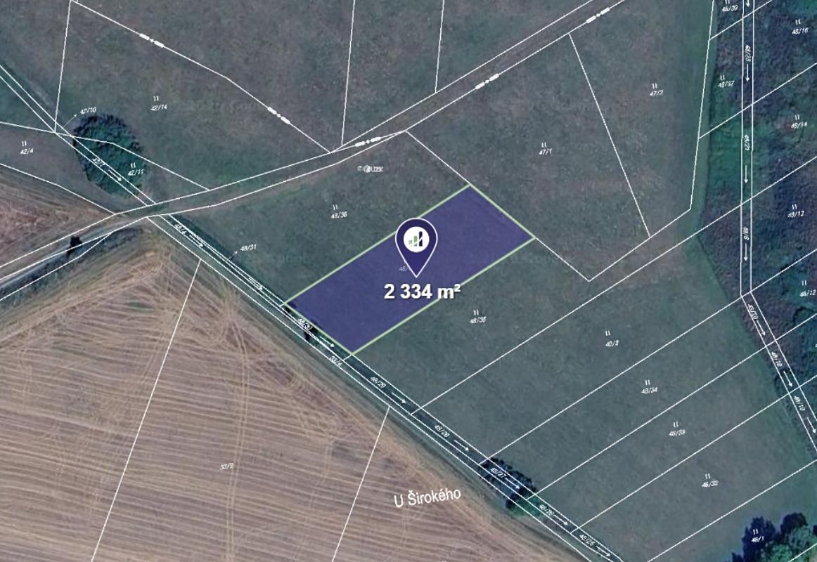 Prodej louky 2464 m²