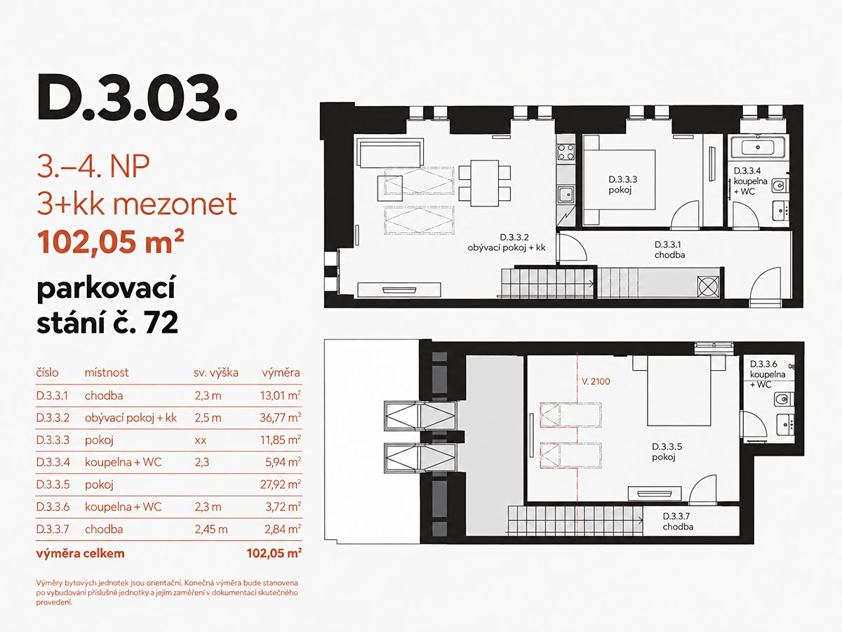 Prodej bytu 3+kk 102 m² – fotografie 3