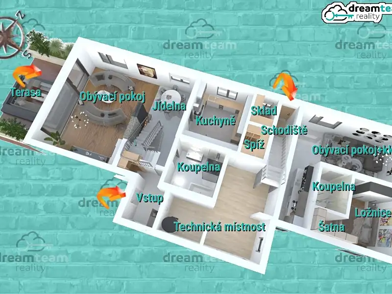 Prodej rodinného domu 276 m², pozemek 1147 m², Zubří – náhled fotky 2