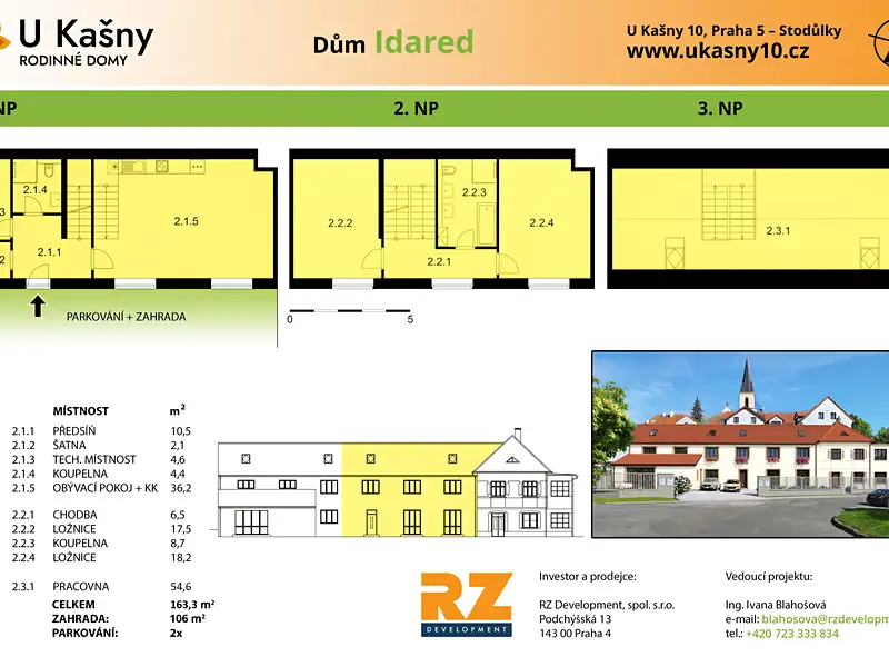 Prodej rodinného domu 163 m², pozemek 170 m², Praha – náhled fotky 2