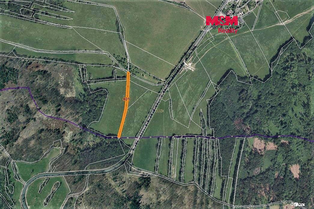 Prodej louky 2619 m², Žandov – fotka 1 z 3