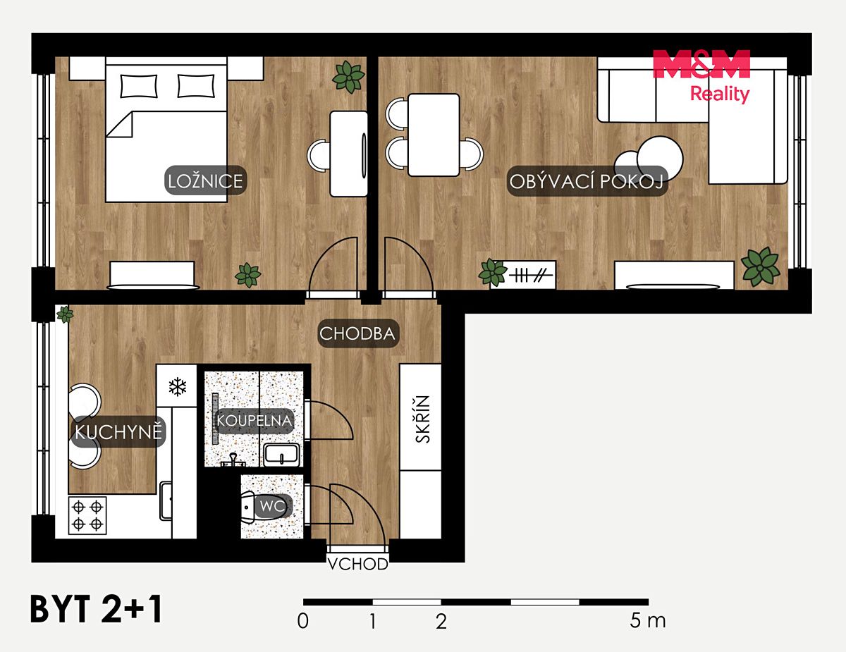 Prodej bytu 2+1 54 m² – fotografie 5