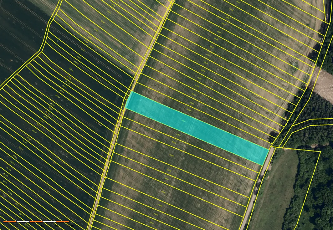 Prodej podílu 1/2 pole 2899 m²
